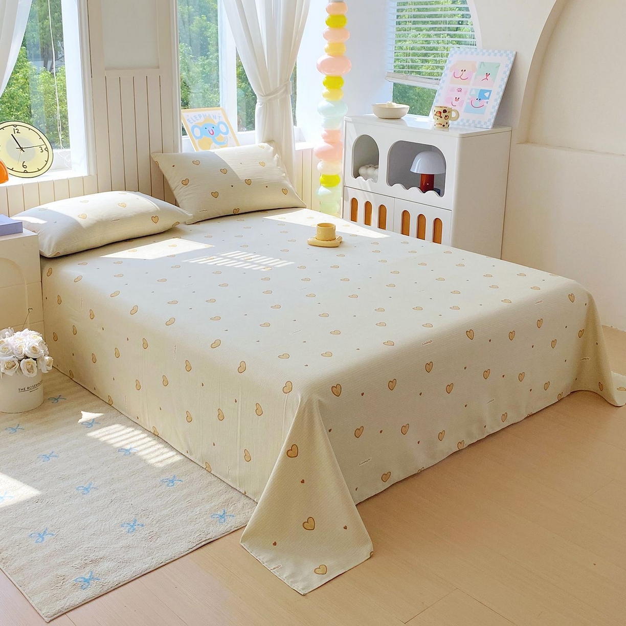 91家纺网 家纺一手货源 找家纺 （总）悦织湾家纺 2026新款斜纹加厚水洗棉超细斜（加厚）床单单床单床单单件