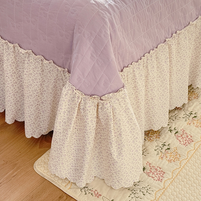 91家纺网 家纺一手货源 找家纺 （总）苏米娜家纺SUMINA 2026春夏新款超柔云朵棉床盖款四件套-花甜梦系列