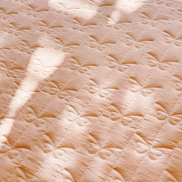 91家纺网 家纺一手货源 找家纺 苏米娜家纺SUMINA 2026春夏新款超柔云朵棉床盖款四件套-花甜梦系列 花甜梦-樱花粉