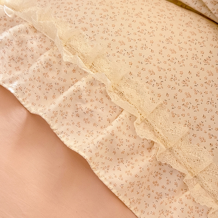 91家纺网 家纺一手货源 找家纺 苏米娜家纺SUMINA 2026春夏新款超柔云朵棉床盖款四件套-花甜梦系列 花甜梦-樱花粉