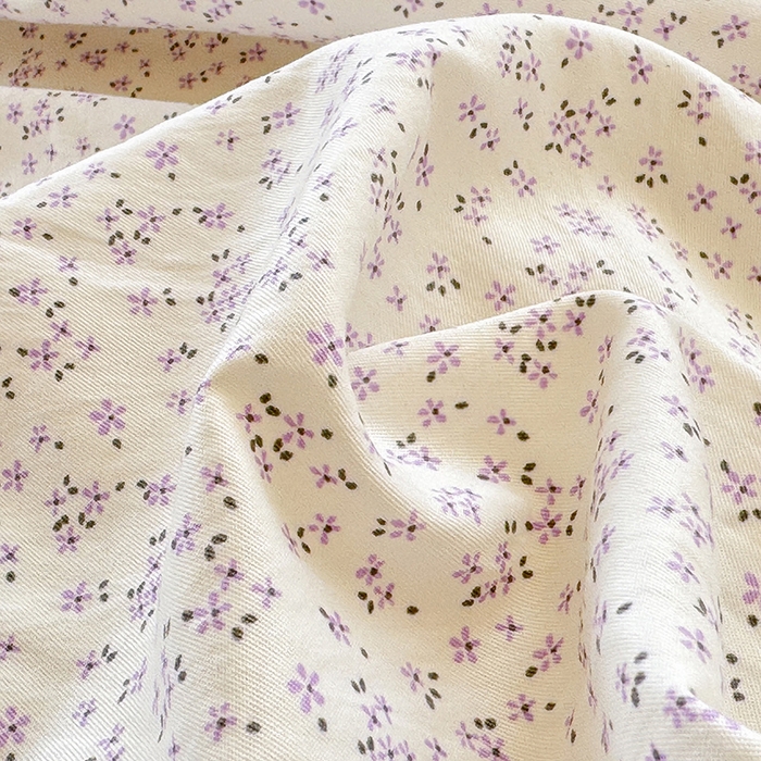 91家纺网 家纺一手货源 找家纺 苏米娜家纺SUMINA 2026春夏新款超柔云朵棉床盖款四件套-花甜梦系列 花甜梦-香芋紫