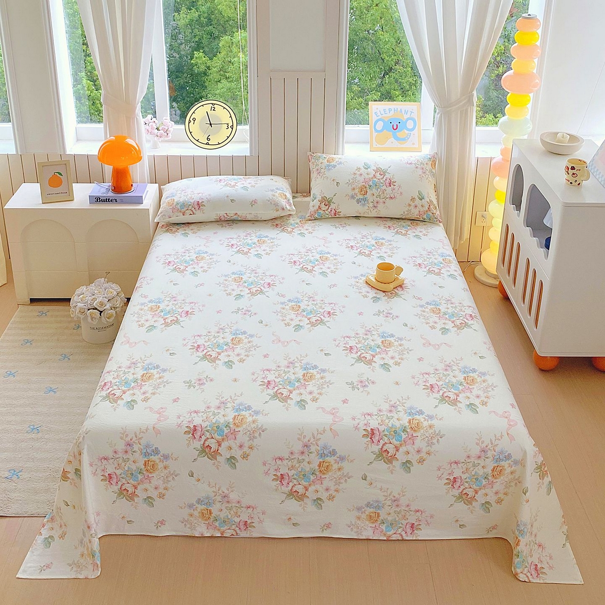 91家纺网 家纺一手货源 找家纺 （总）悦织湾家纺 2026新款斜纹加厚水洗棉超细斜（加厚）床单单床单床单单件