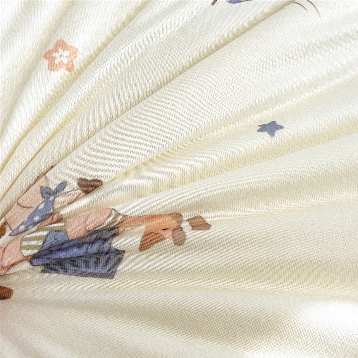 91家纺网 家纺一手货源 找家纺 优被业 2026新款A类牛奶丝针织棉软糯凉感大豆夏被空调被夏凉被(20%大豆国标包检测） 动物狂欢