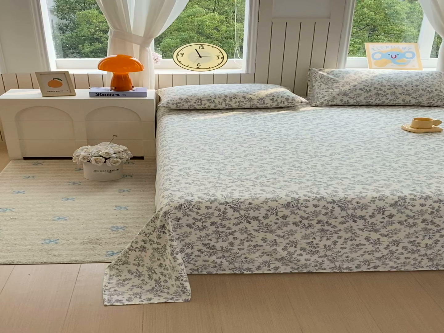 91家纺网 家纺一手货源 找家纺 悦织湾家纺 2026新款斜纹加厚水洗棉超细斜（加厚）床单单床单床单单件 床单-兰亭序