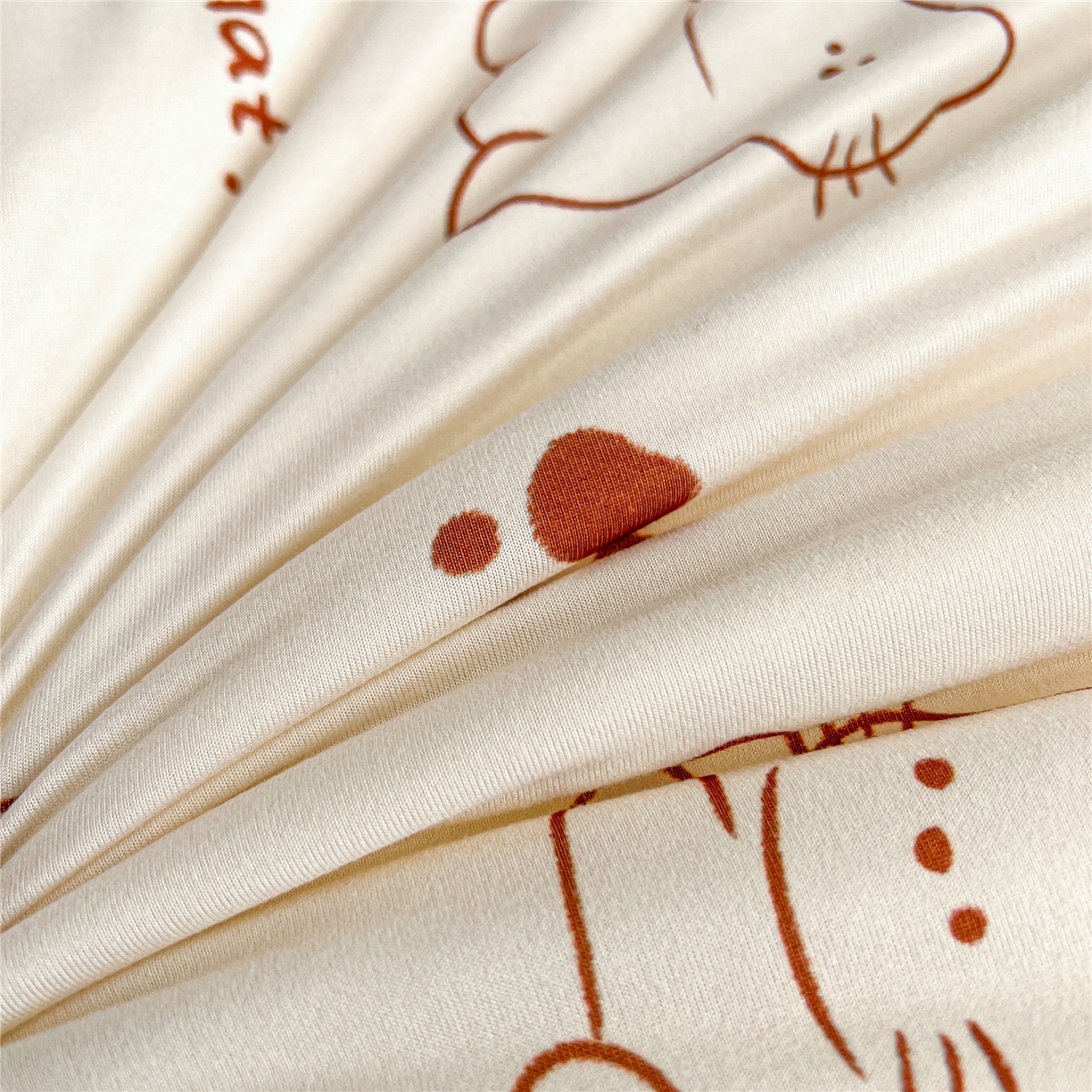 91家纺网 家纺一手货源 找家纺 优被业 2026新款A类牛奶丝针织棉软糯凉感大豆夏被空调被夏凉被(20%大豆国标包检测） 可可猫