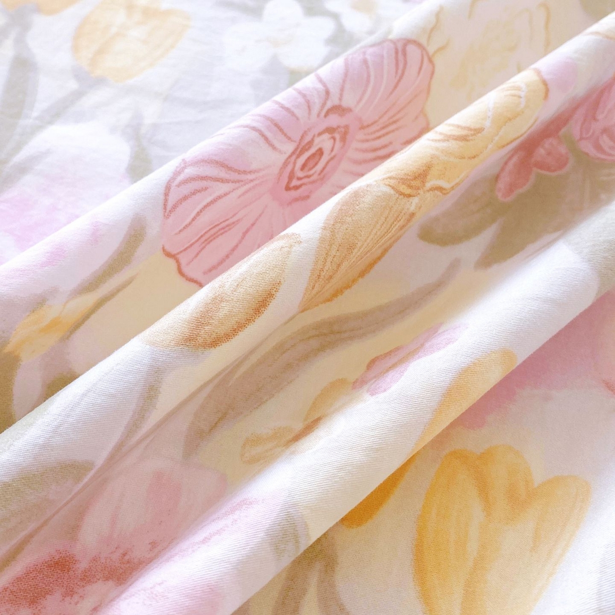 91家纺网 家纺一手货源 找家纺 悦织湾家纺 2026新款斜纹加厚水洗棉超细斜（加厚）床单单床单床单单件 床单-莫奈油画