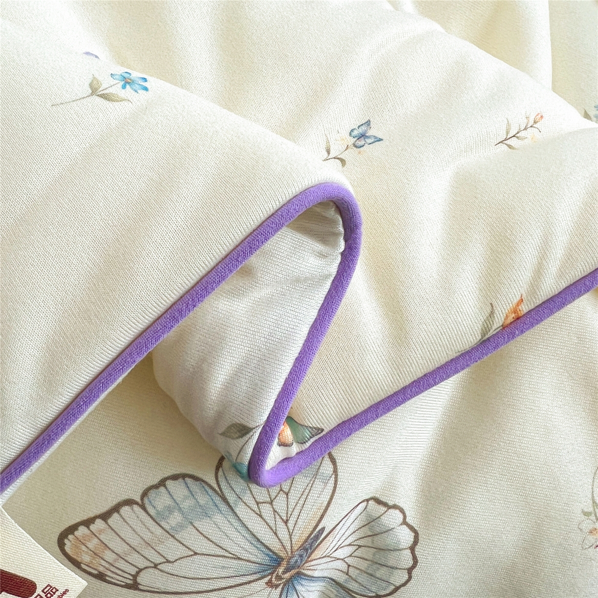 91家纺网 家纺一手货源 找家纺 优被业 2026新款A类牛奶丝针织棉软糯凉感大豆夏被空调被夏凉被(20%大豆国标包检测） 梦蝶