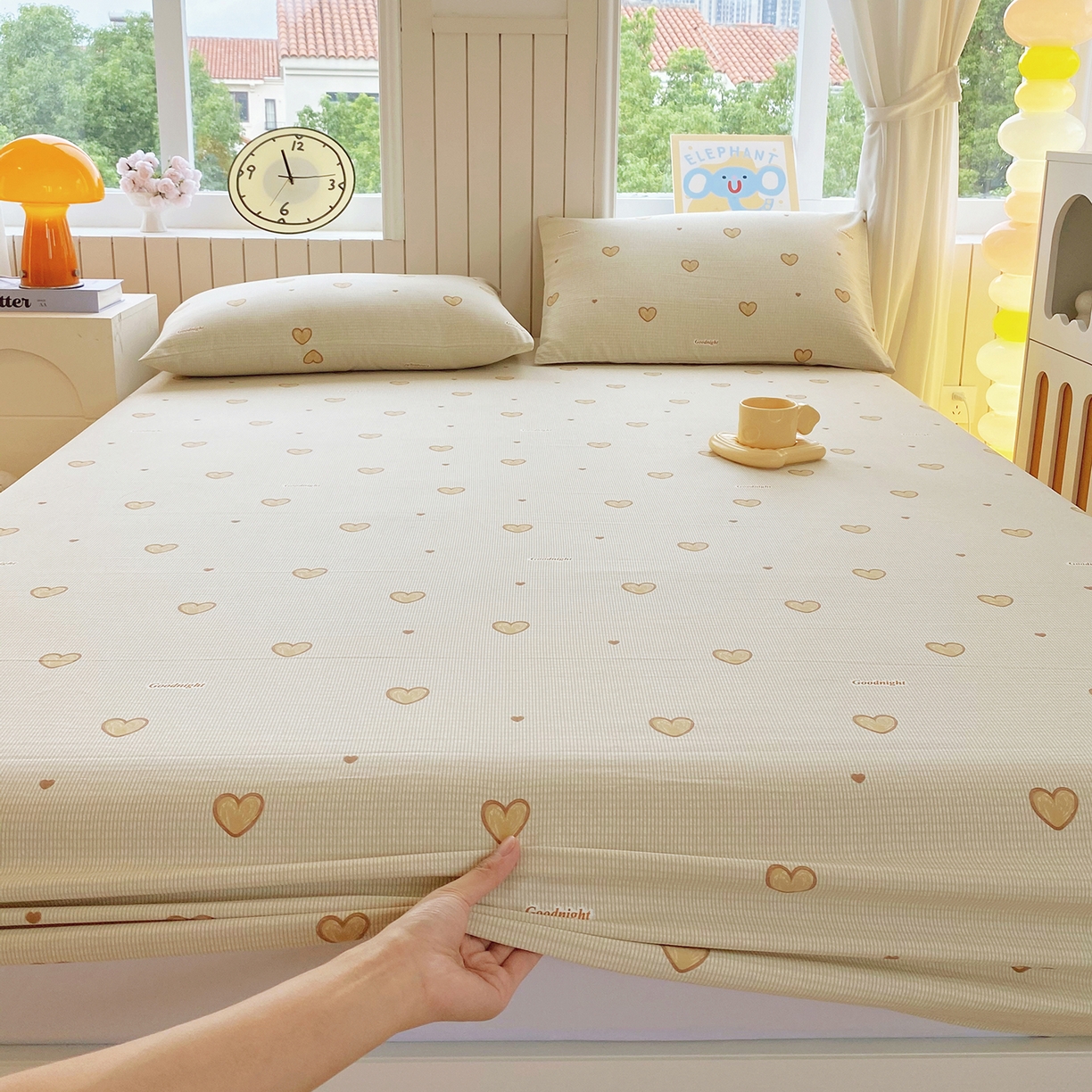 91家纺网 家纺一手货源 找家纺 （总）悦织湾家纺 2026新款斜纹加厚水洗棉超细斜（加厚）床笠单床笠床笠单件-席梦思保护套