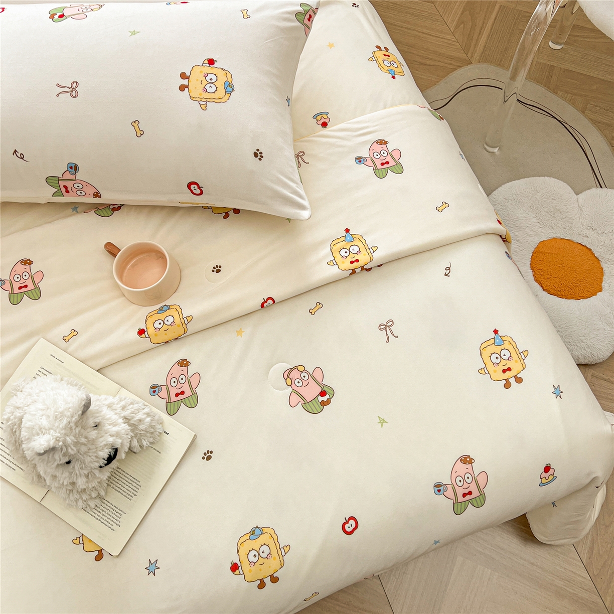 91家纺网 家纺一手货源 找家纺 优被业 2026新款A类牛奶丝针织棉软糯凉感大豆夏被空调被夏凉被(20%大豆国标包检测） 泡芙海绵