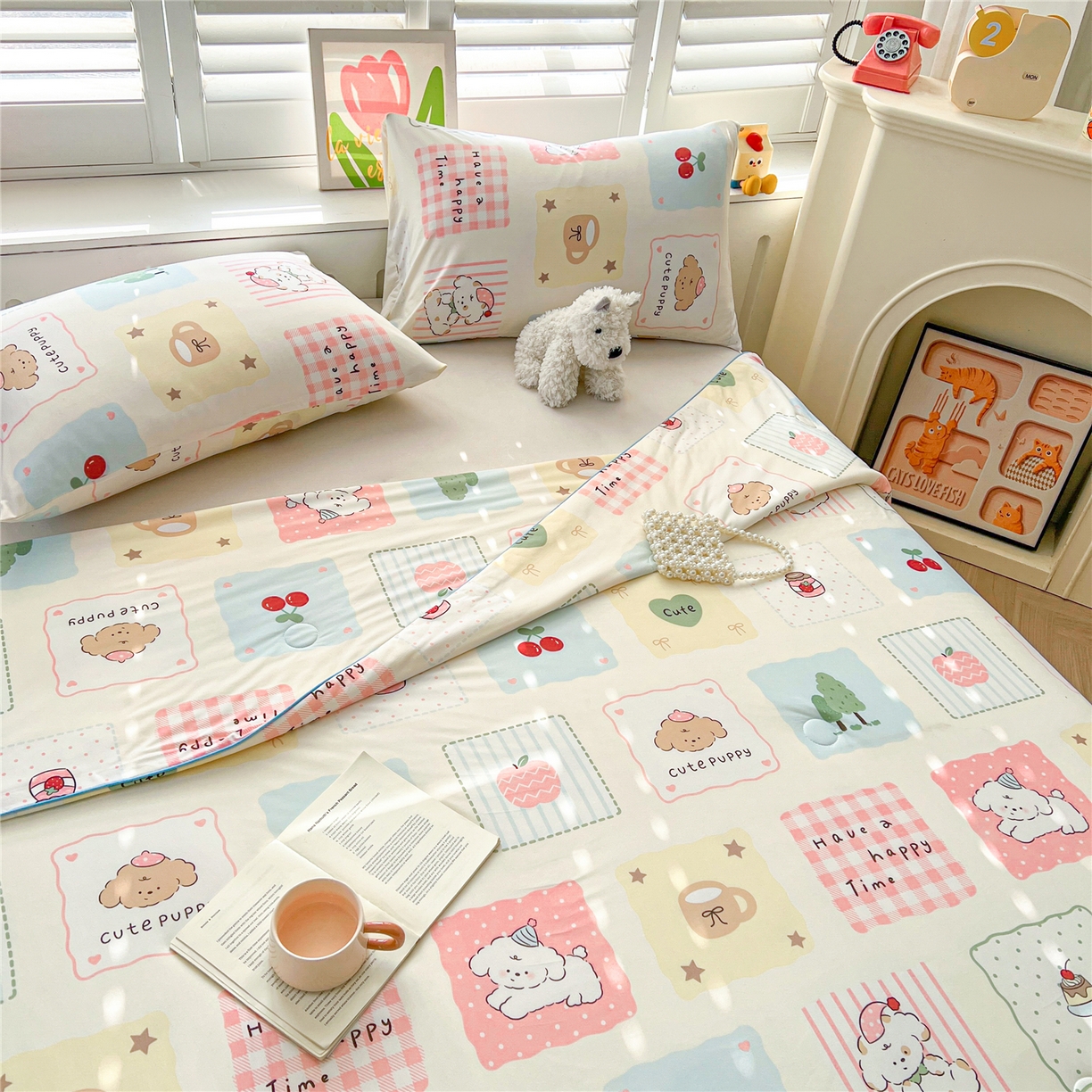 91家纺网 家纺一手货源 找家纺 优被业 2026新款A类牛奶丝针织棉软糯凉感大豆夏被空调被夏凉被(20%大豆国标包检测） 拼拼乐