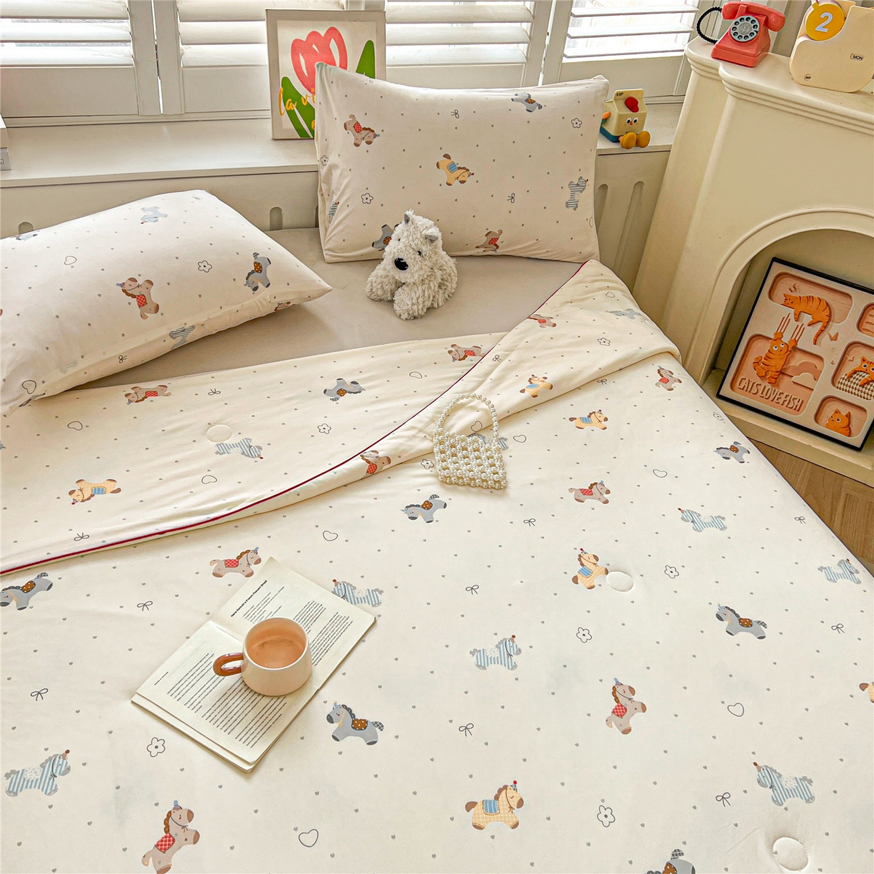 91家纺网 家纺一手货源 找家纺 优被业 2026新款A类牛奶丝针织棉软糯凉感大豆夏被空调被夏凉被(20%大豆国标包检测） 千禧马