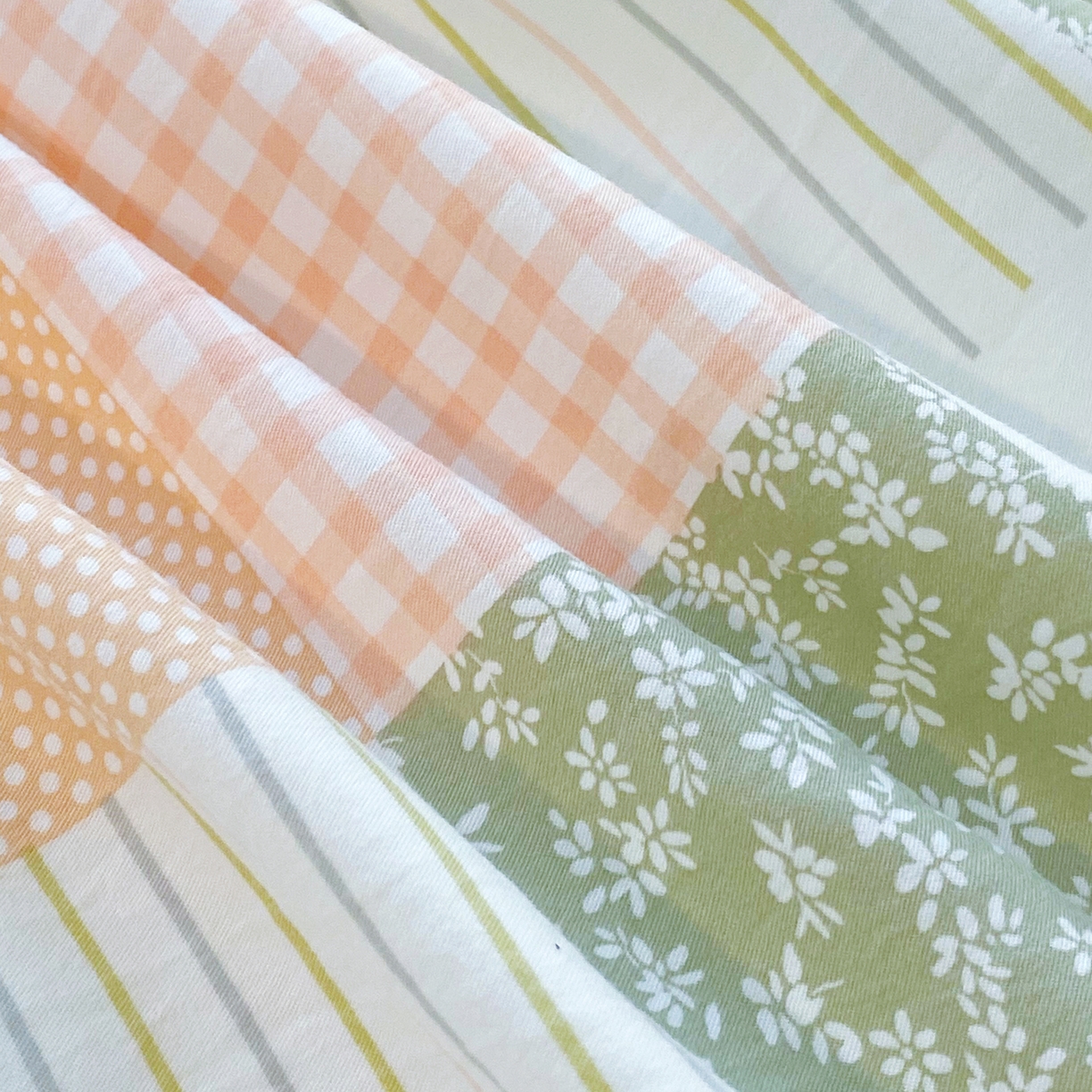 91家纺网 家纺一手货源 找家纺 悦织湾家纺 2026新款斜纹加厚水洗棉超细斜（加厚）床笠单床笠床笠单件-席梦思保护套 床笠-半亩花田