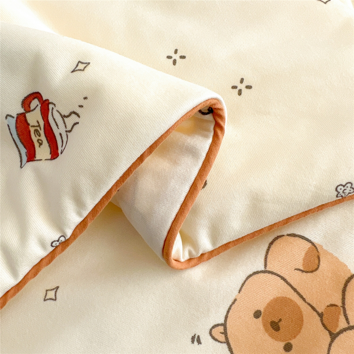 91家纺网 家纺一手货源 找家纺 优被业 2026新款A类牛奶丝针织棉软糯凉感大豆夏被空调被夏凉被(20%大豆国标包检测） 小卡皮