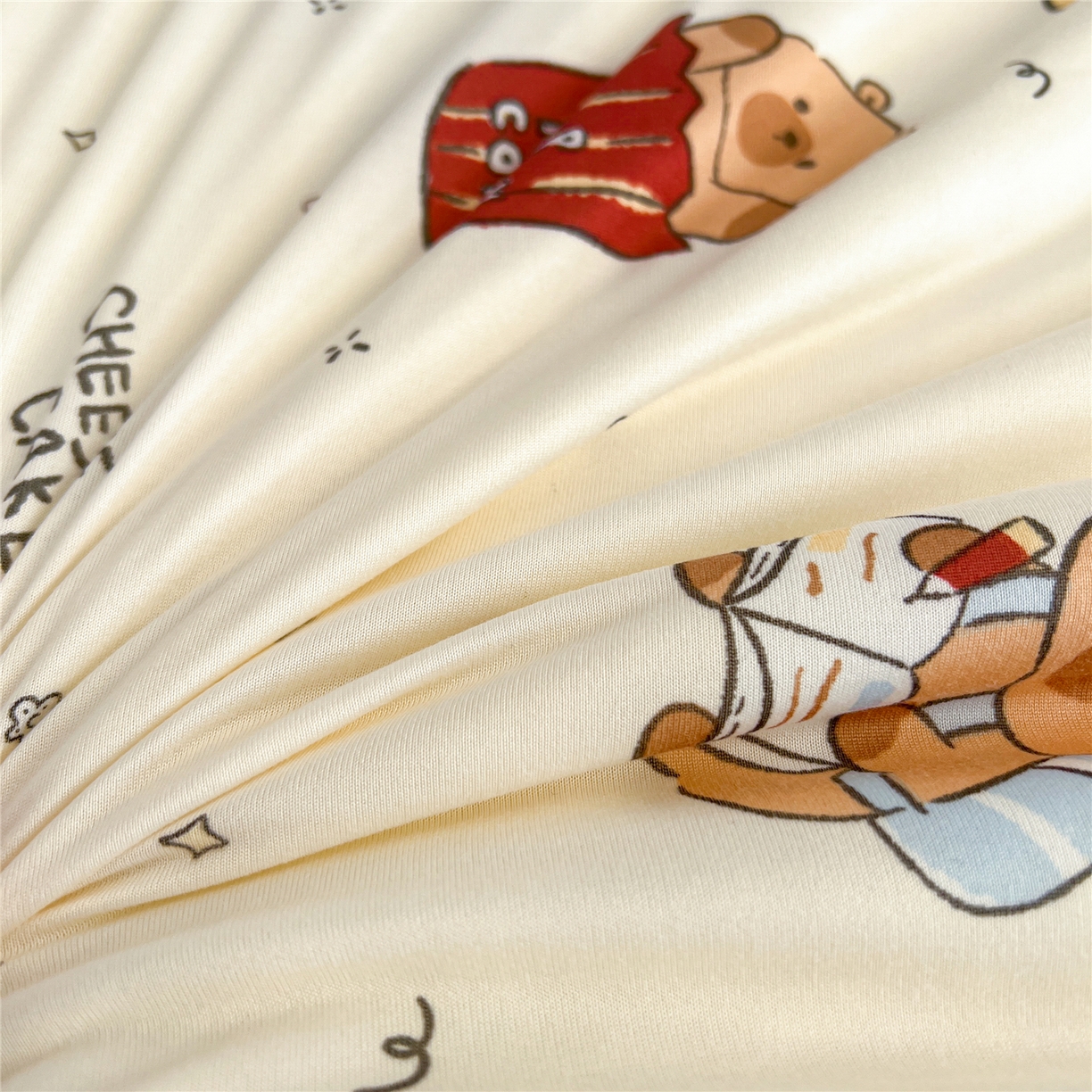 91家纺网 家纺一手货源 找家纺 优被业 2026新款A类牛奶丝针织棉软糯凉感大豆夏被空调被夏凉被(20%大豆国标包检测） 小卡皮