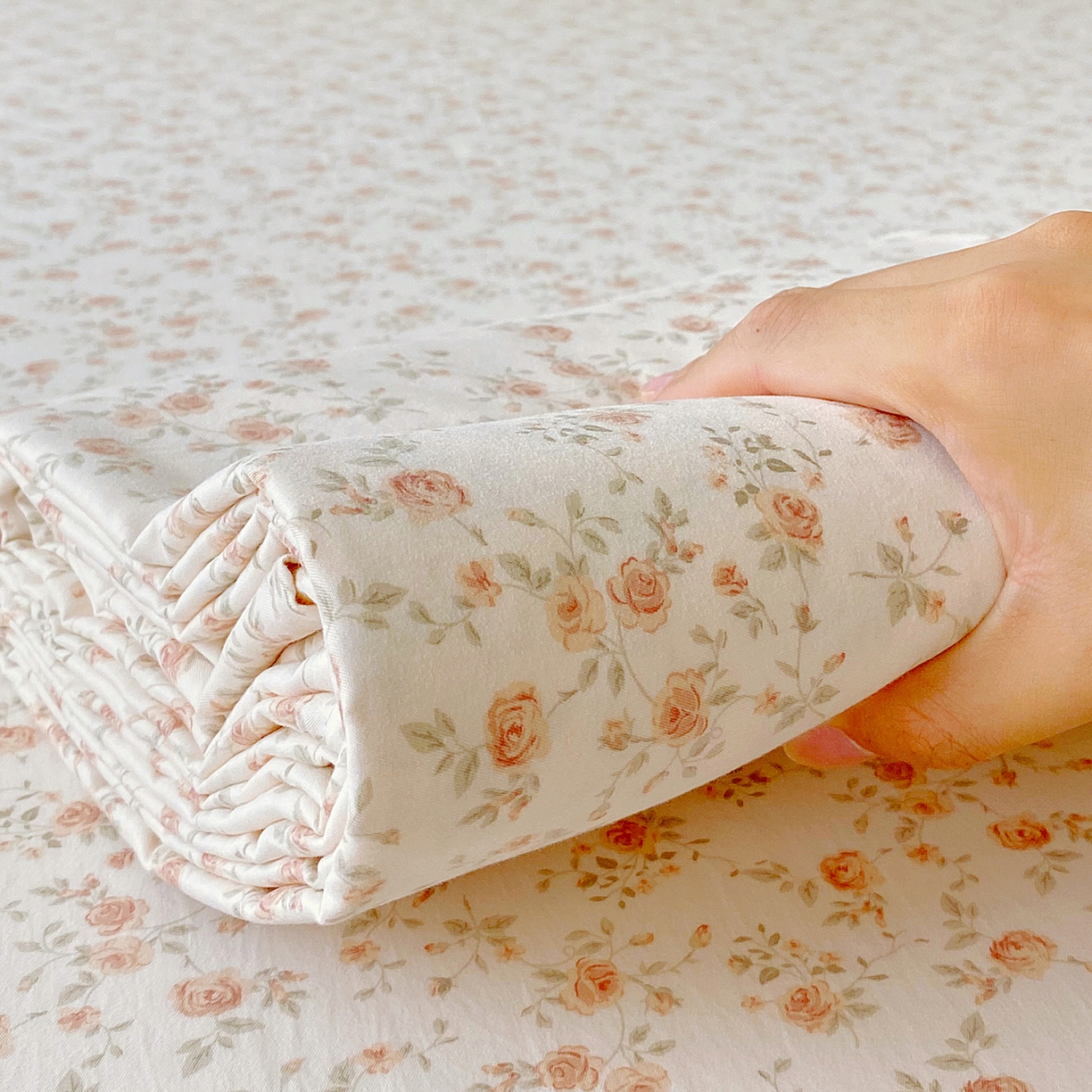 91家纺网 家纺一手货源 找家纺 悦织湾家纺 2026新款斜纹加厚水洗棉超细斜（加厚）床笠单床笠床笠单件-席梦思保护套 床笠-粉嫣