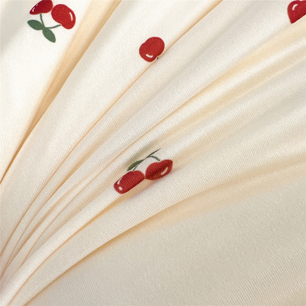 91家纺网 家纺一手货源 找家纺 优被业 2026新款A类牛奶丝针织棉软糯凉感大豆夏被空调被夏凉被(20%大豆国标包检测） 小樱桃