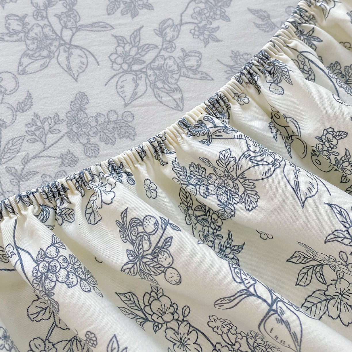 91家纺网 家纺一手货源 找家纺 悦织湾家纺 2026新款斜纹加厚水洗棉超细斜（加厚）床笠单床笠床笠单件-席梦思保护套 床笠-兰亭序