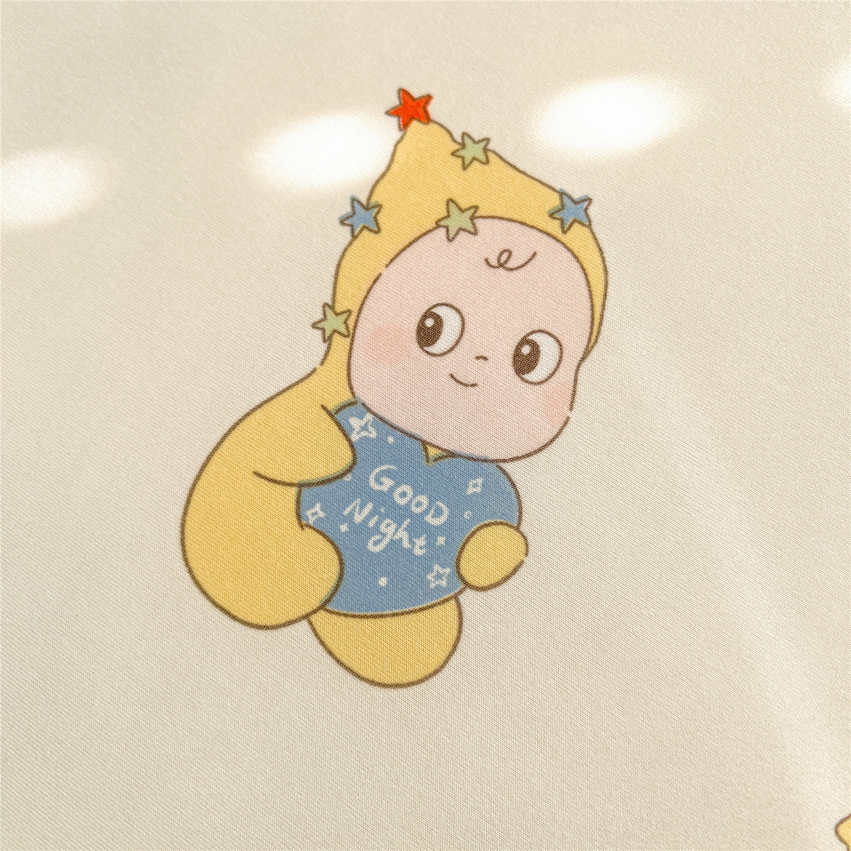 91家纺网 家纺一手货源 找家纺 优被业 2026新款A类牛奶丝针织棉软糯凉感大豆夏被空调被夏凉被(20%大豆国标包检测） 星星宝贝