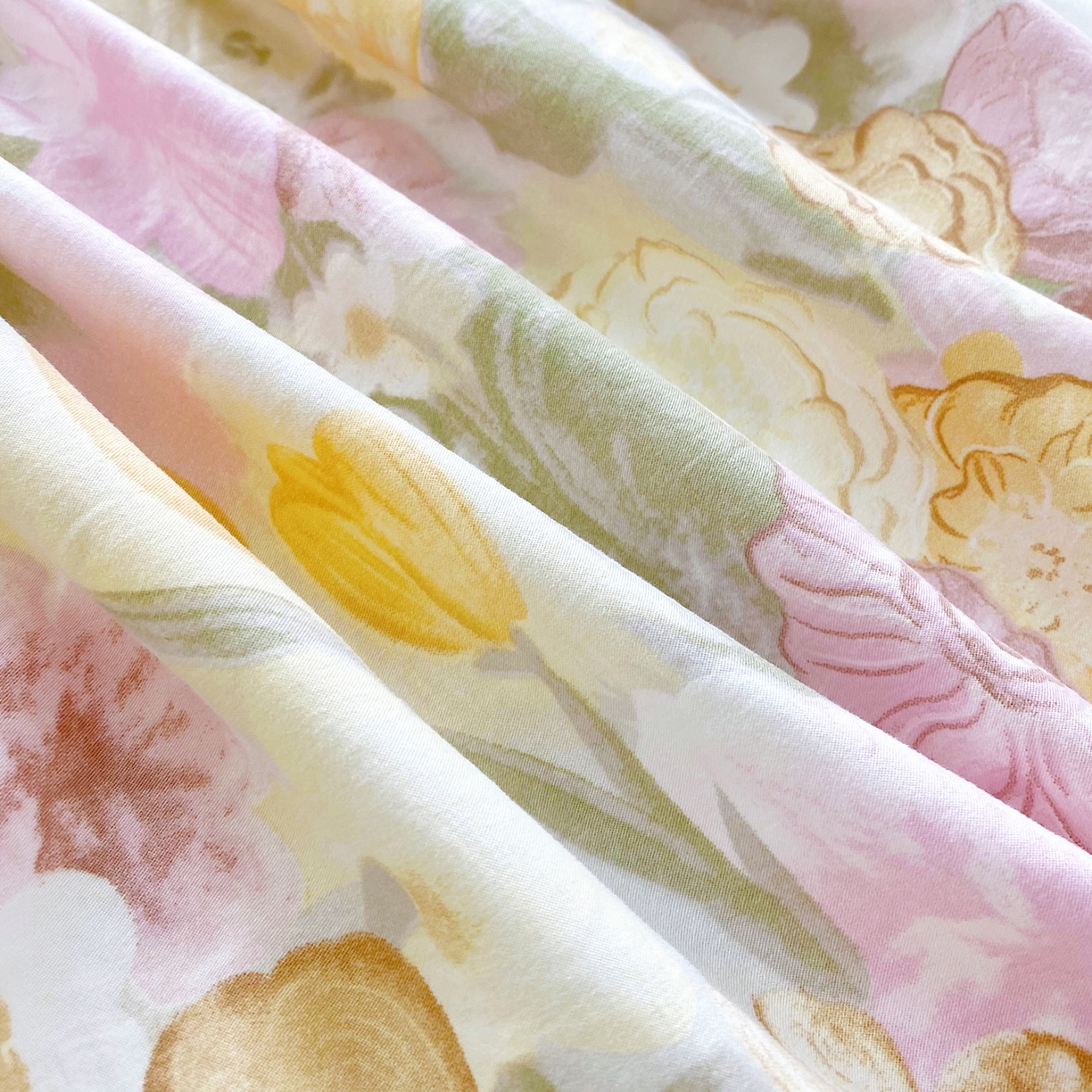 91家纺网 家纺一手货源 找家纺 悦织湾家纺 2026新款斜纹加厚水洗棉超细斜（加厚）床笠单床笠床笠单件-席梦思保护套 床笠-莫奈油画