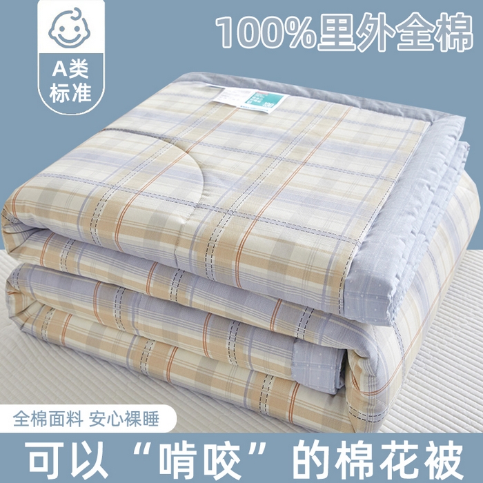 91家纺网 家纺一手货源 找家纺 （总）海洋家纺 2026新款100%里外全棉夏被印花空调被夏凉被薄被子棉花夏被四件套