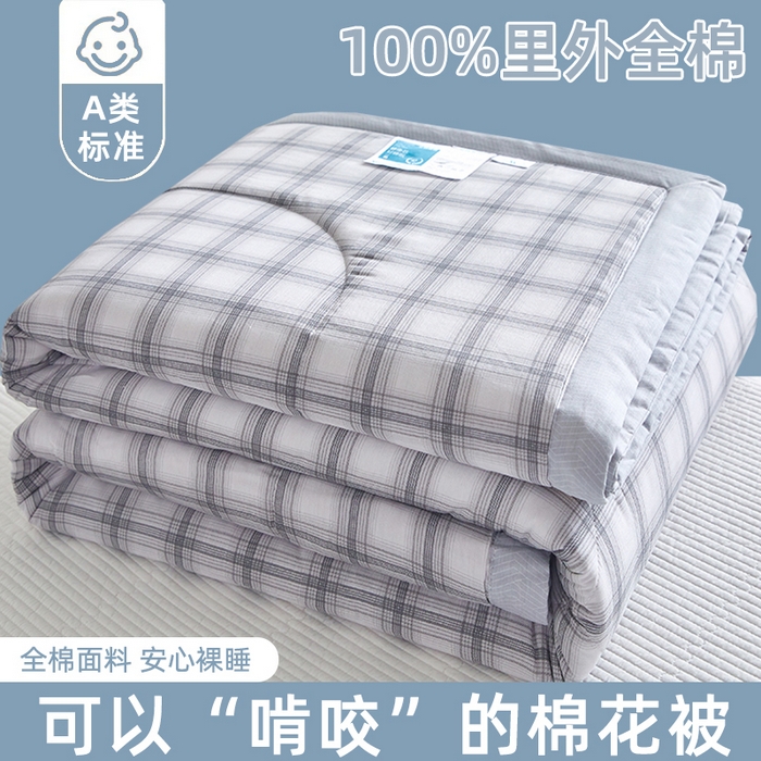 91家纺网 家纺一手货源 找家纺 （总）海洋家纺 2026新款100%里外全棉夏被印花空调被夏凉被薄被子棉花夏被四件套