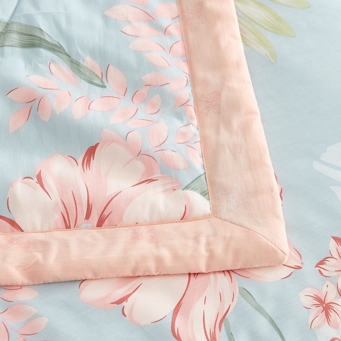 91家纺网 家纺一手货源 找家纺 （总）海洋家纺 2026新款100%里外全棉夏被印花空调被夏凉被薄被子棉花夏被四件套