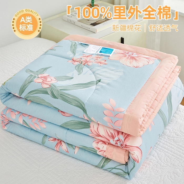 91家纺网 家纺一手货源 找家纺 （总）海洋家纺 2026新款100%全棉磨毛数码印花四件套加厚全棉四件套-提供买家秀