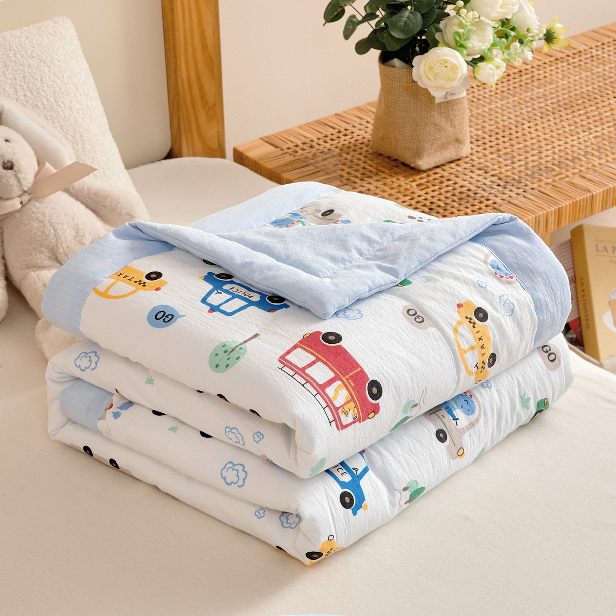 91家纺网 家纺一手货源 找家纺 （总）御棉坊 2026新款A类柔肤棉儿童夏被宝宝空调被幼儿园午睡夏凉被丝绵薄被子