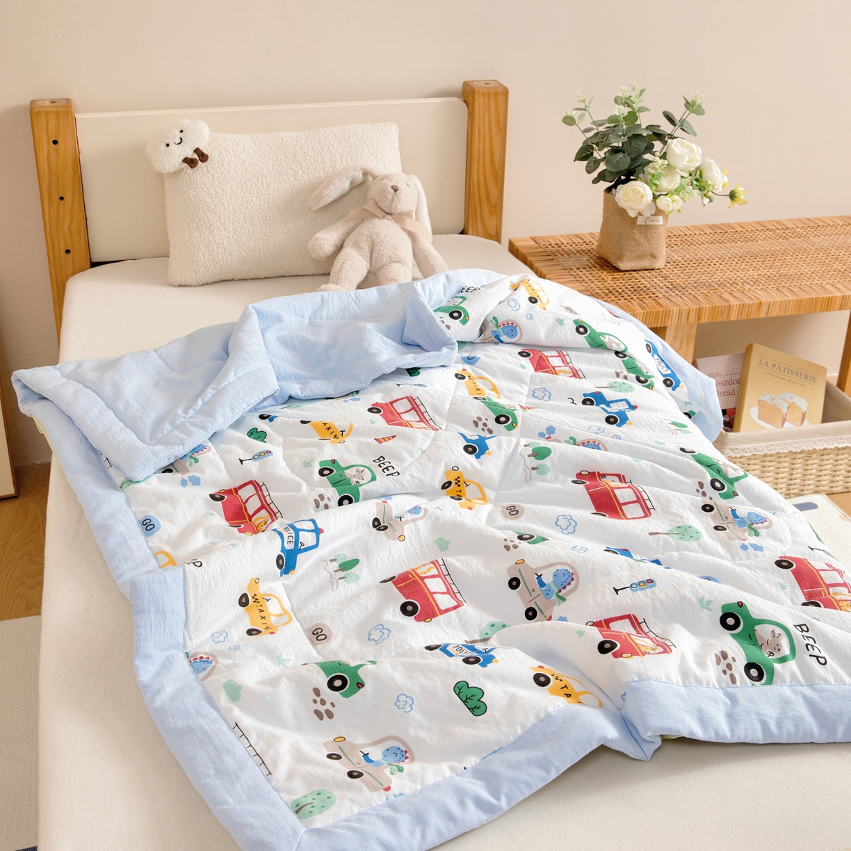 91家纺网 家纺一手货源 找家纺 （总）御棉坊 2026新款A类柔肤棉儿童夏被宝宝空调被幼儿园午睡夏凉被丝绵薄被子