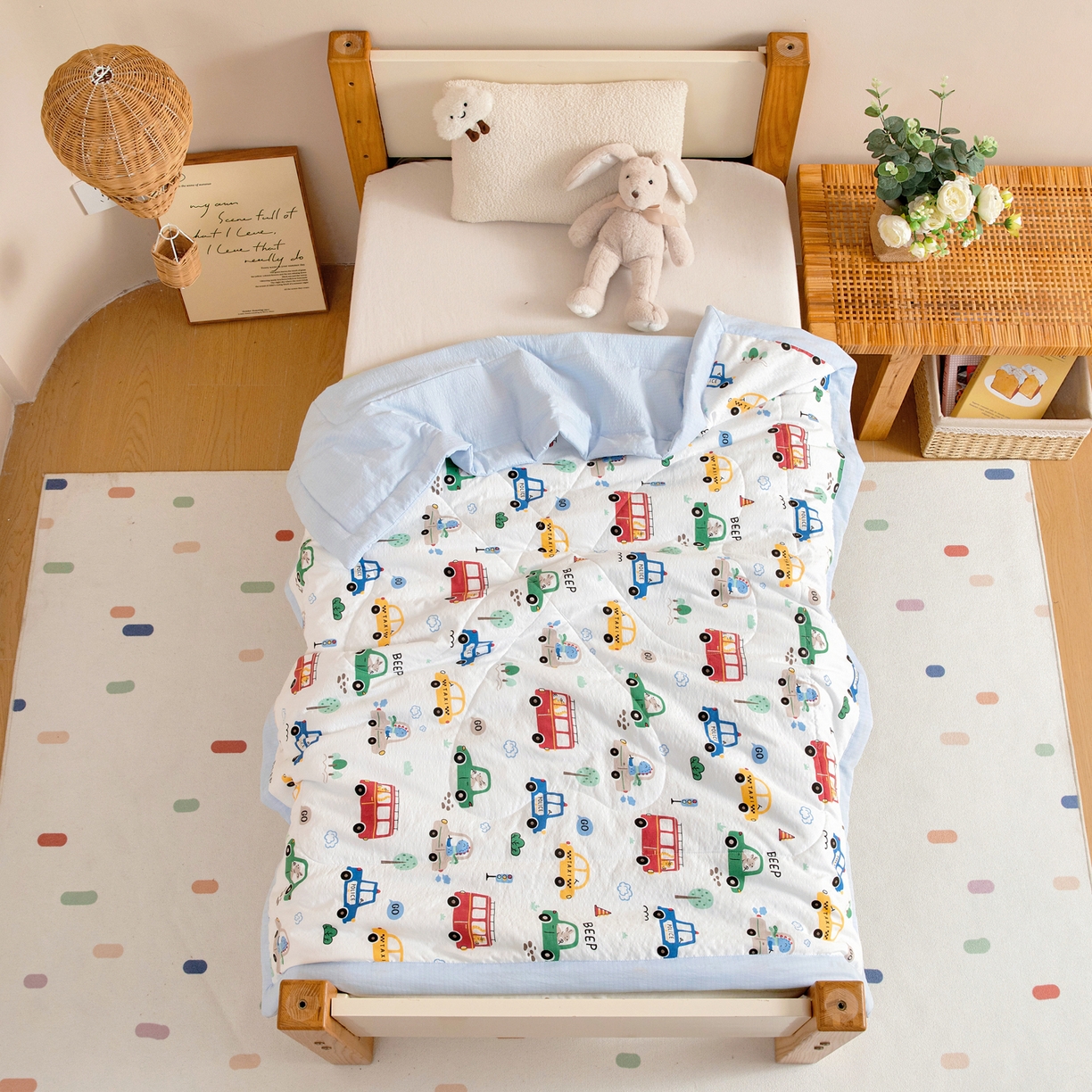 91家纺网 家纺一手货源 找家纺 （总）御棉坊 2026新款A类柔肤棉儿童夏被宝宝空调被幼儿园午睡夏凉被丝绵薄被子