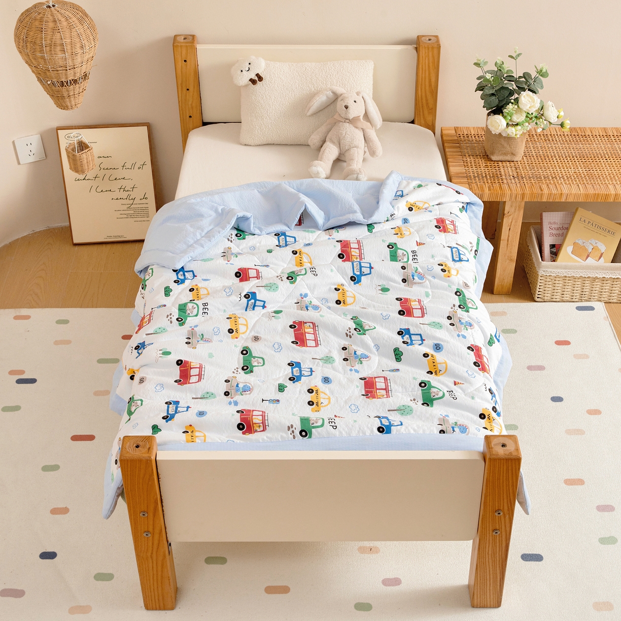 91家纺网 家纺一手货源 找家纺 （总）御棉坊 2026新款A类柔肤棉儿童夏被宝宝空调被幼儿园午睡夏凉被丝绵薄被子