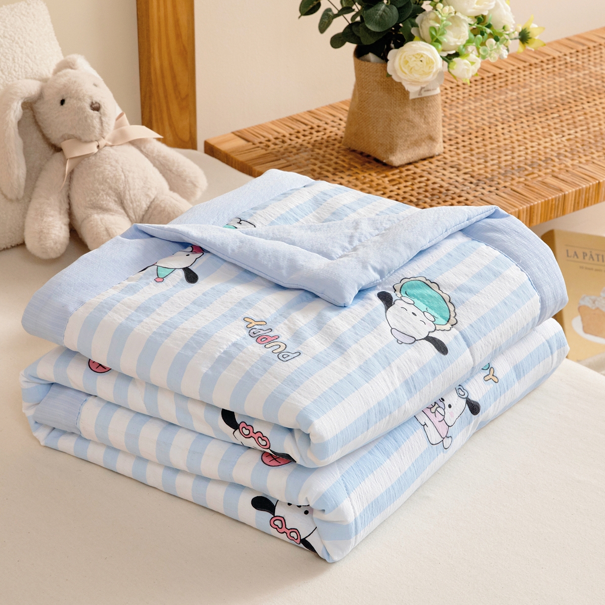 91家纺网 家纺一手货源 找家纺 （总）御棉坊 2026新款A类柔肤棉儿童夏被宝宝空调被幼儿园午睡夏凉被丝绵薄被子