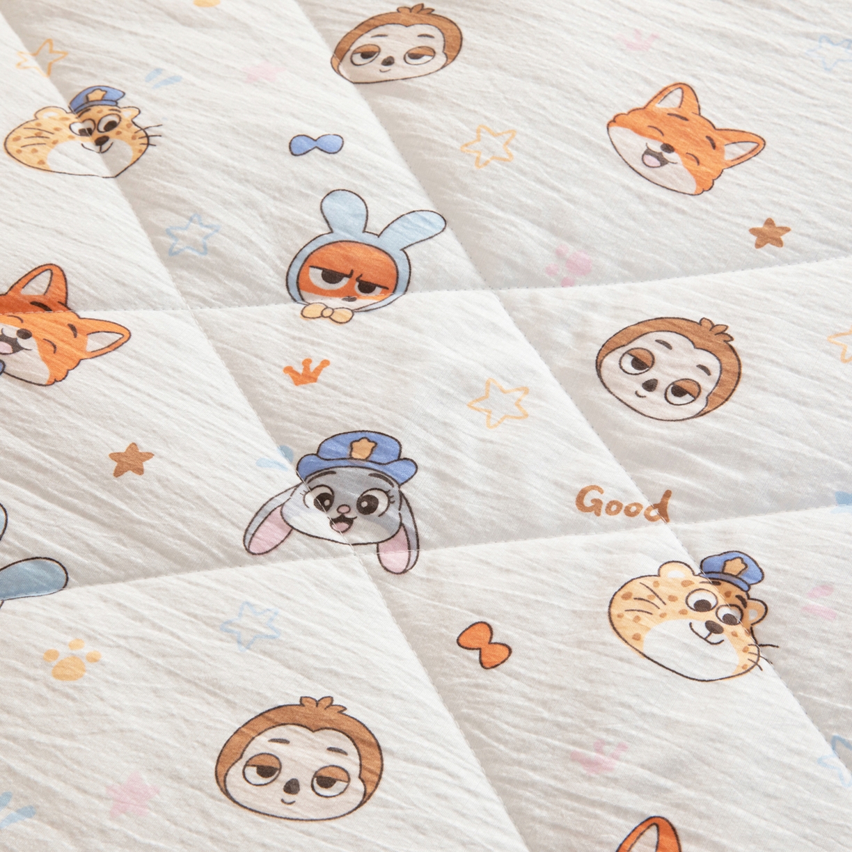 91家纺网 家纺一手货源 找家纺 御棉坊 2026新款A类柔肤棉儿童夏被宝宝空调被幼儿园午睡夏凉被丝绵薄被子 超级行动队