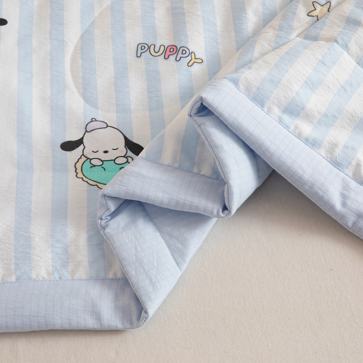 91家纺网 家纺一手货源 找家纺 御棉坊 2026新款A类柔肤棉儿童夏被宝宝空调被幼儿园午睡夏凉被丝绵薄被子 快乐波比