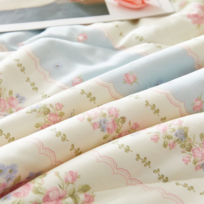 91家纺网 家纺一手货源 找家纺 海洋家纺 2026新款A类里外全棉印花夏被四件套 巴黎之约