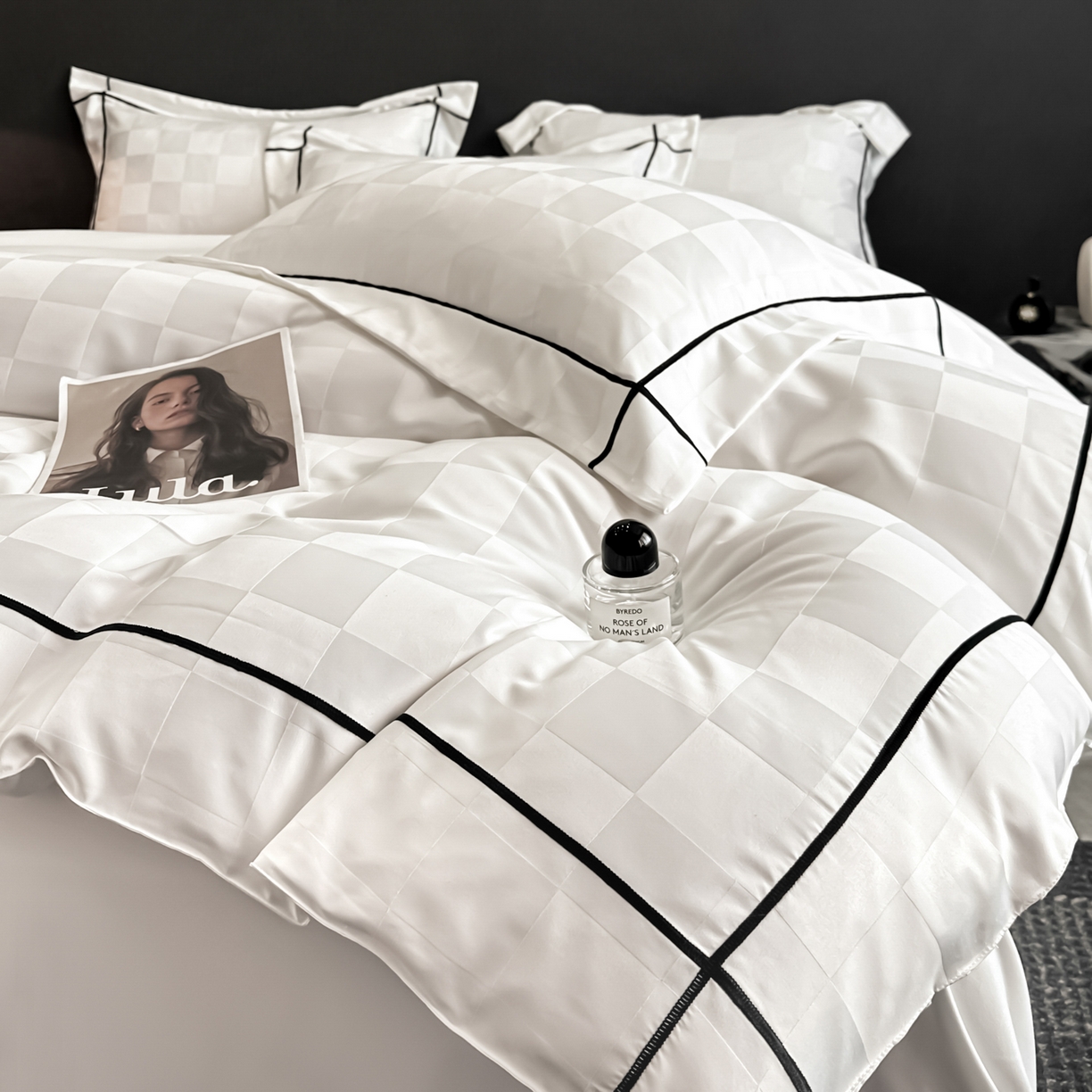 91家纺网 家纺一手货源 找家纺 （总）绒世界 2026新款贡缎提花床单床笠四件套