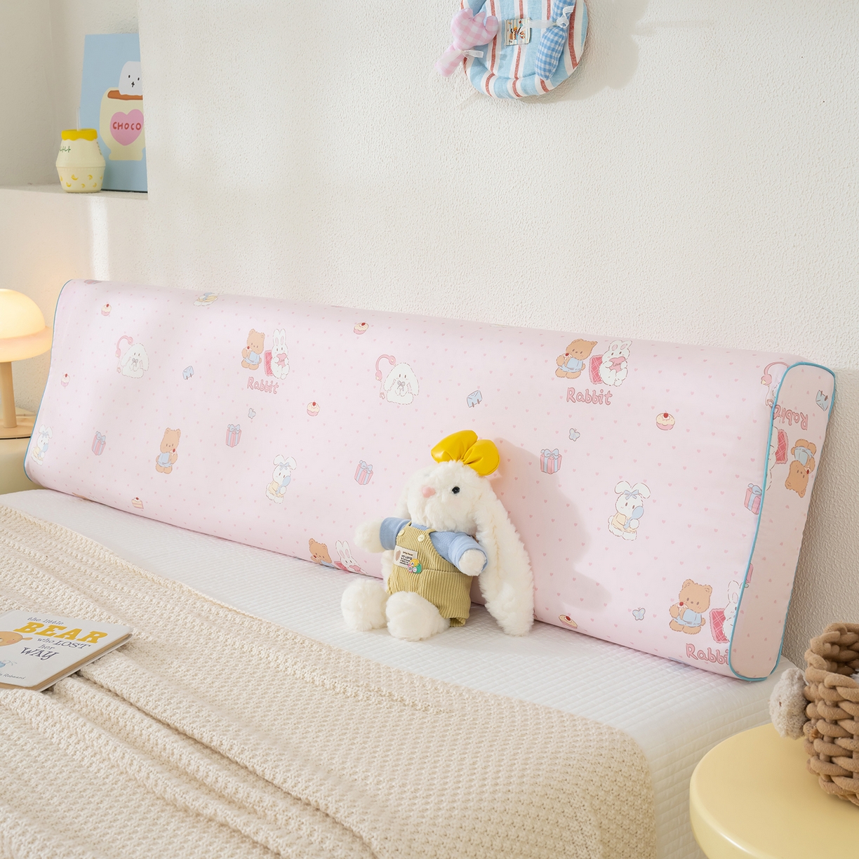 91家纺网 家纺一手货源 找家纺 良佐生活 2026新款60支长绒棉全棉贡缎双人乳胶枕套 甜蜜派