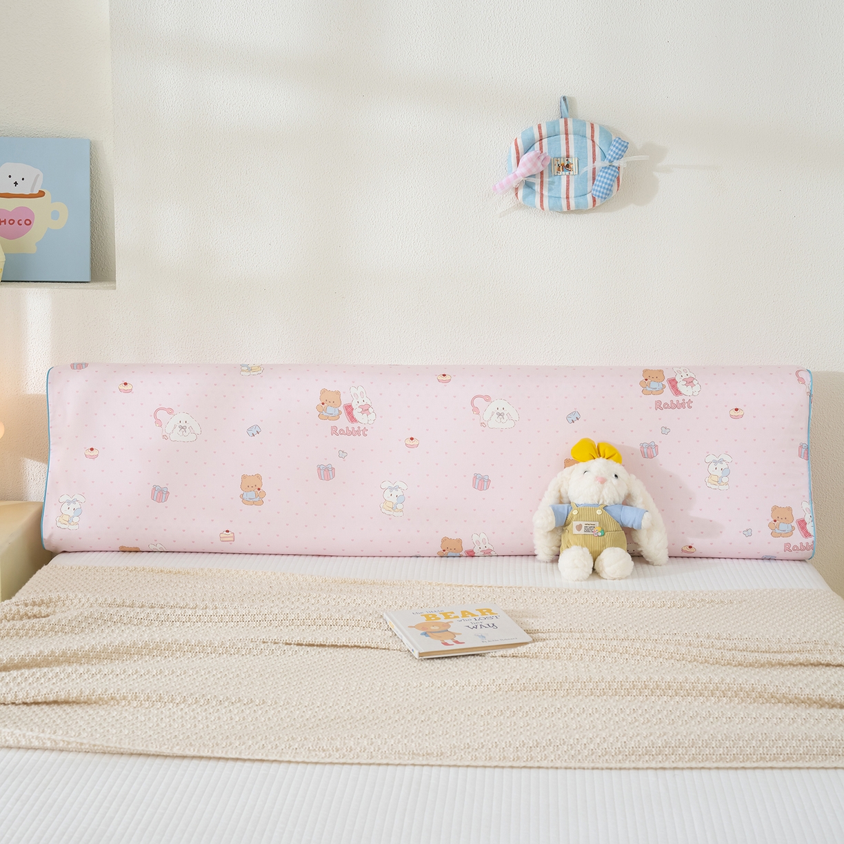 91家纺网 家纺一手货源 找家纺 良佐生活 2026新款60支长绒棉全棉贡缎双人乳胶枕套 甜蜜派