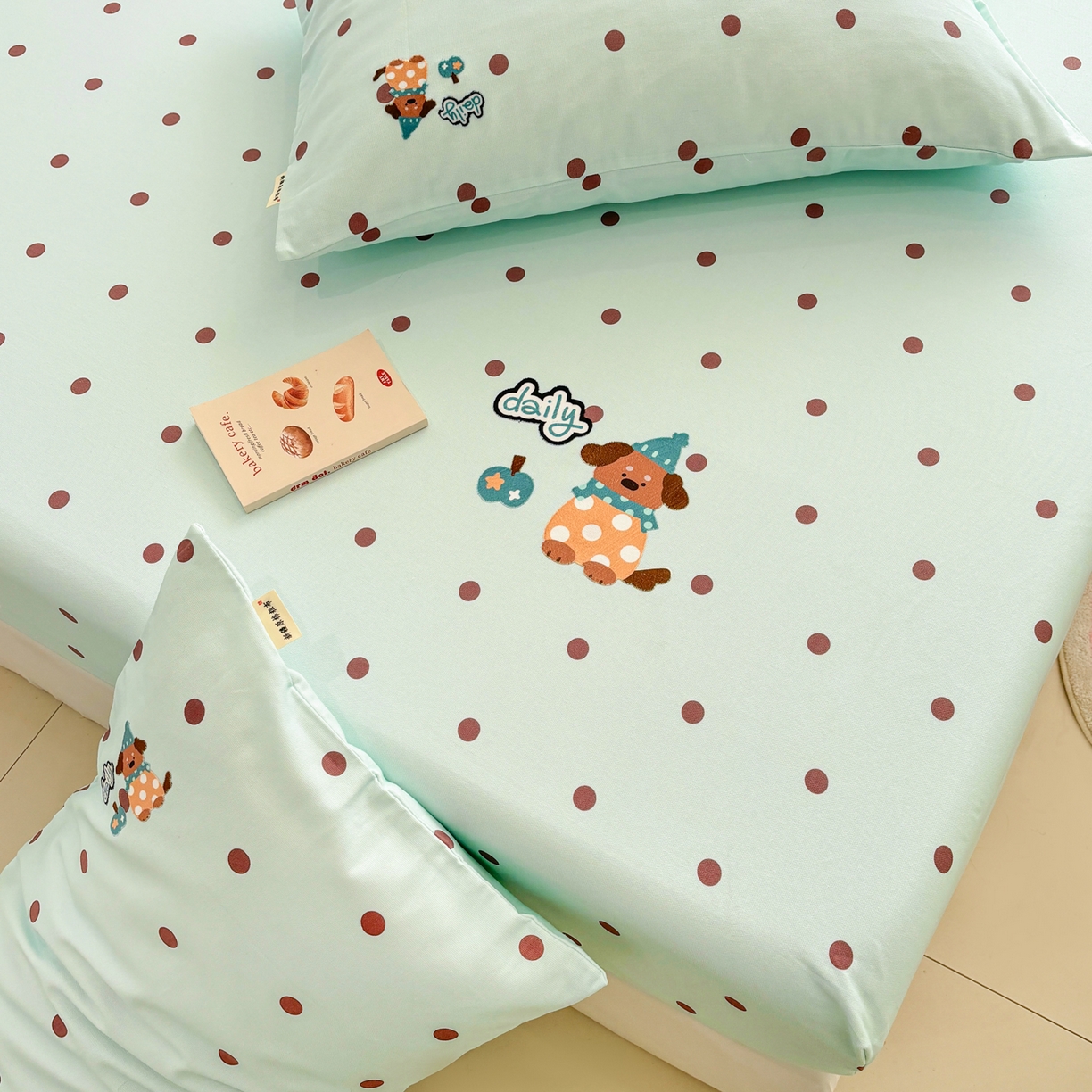 91家纺网 家纺一手货源 找家纺 卧趣家纺 2026新款全棉老粗布凉席席子床笠单件床笠单品单床笠绒布贴系列 心动汪