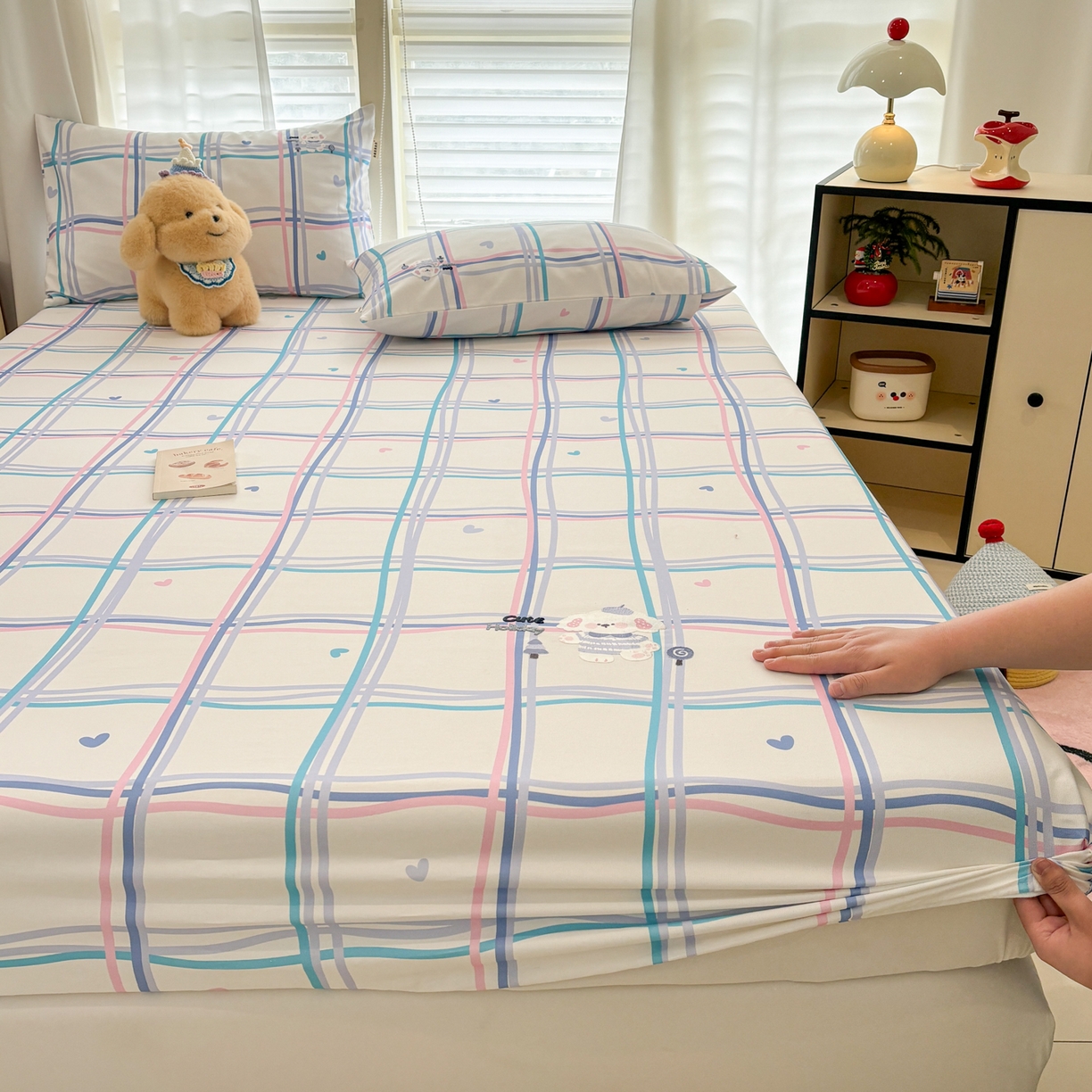 91家纺网 家纺一手货源 找家纺 （总）卧趣家纺 2026新款全棉老粗布凉席席子床笠单件床笠单品单床笠绒布贴系列