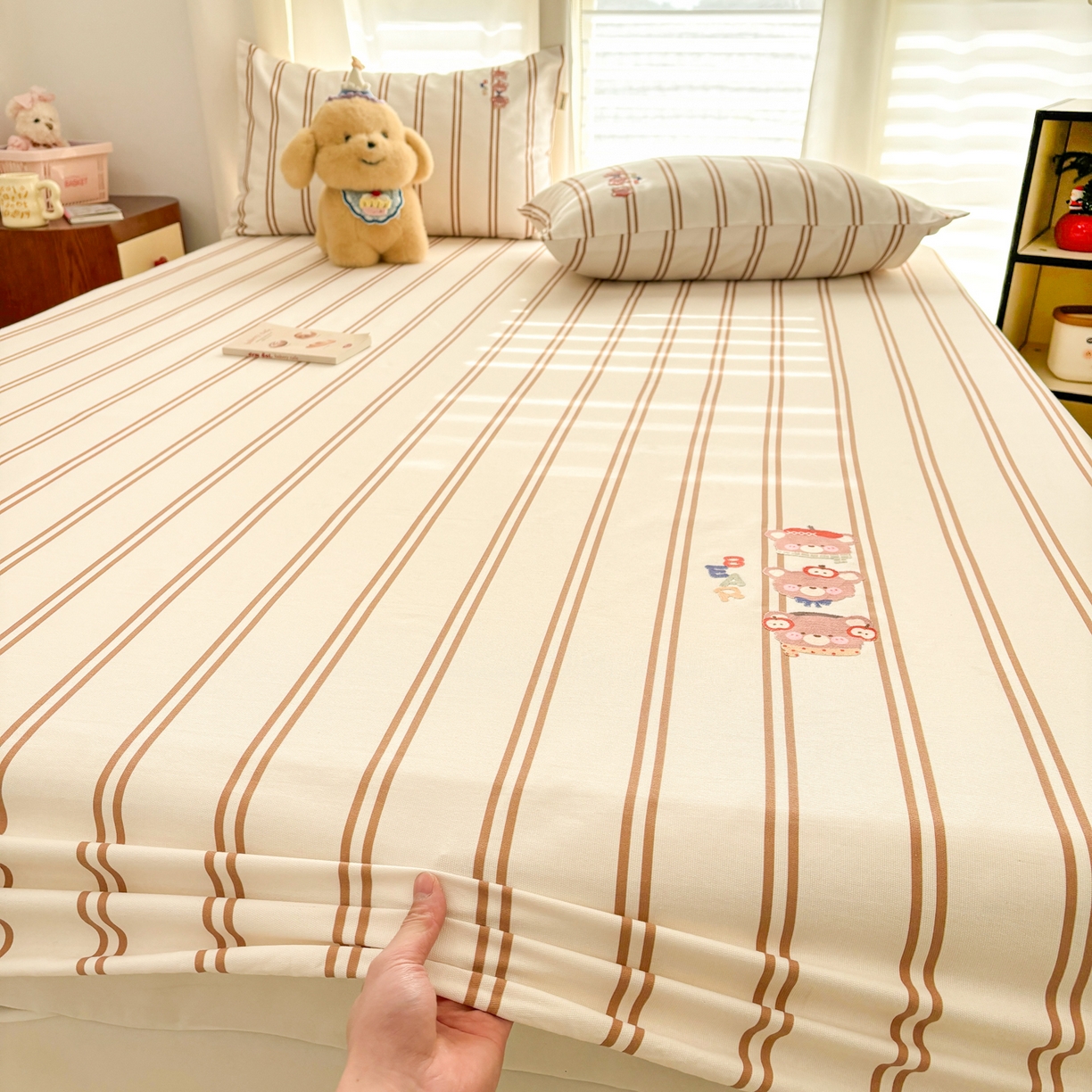 91家纺网 家纺一手货源 找家纺 （总）卧趣家纺 2026新款全棉老粗布凉席席子床笠单件床笠单品单床笠绒布贴系列