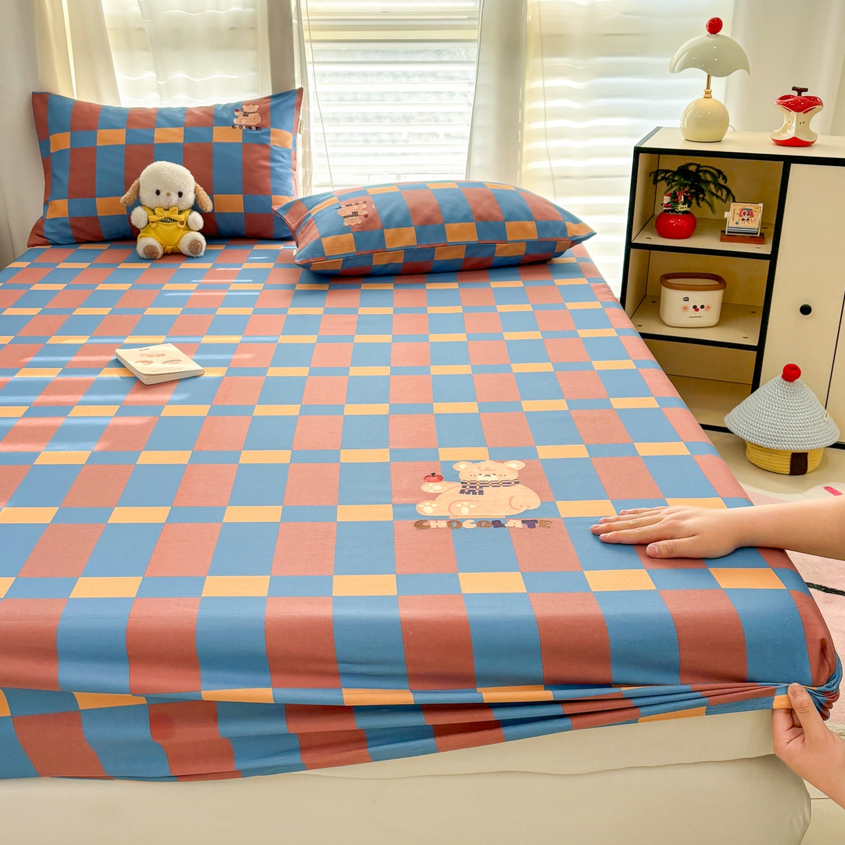 91家纺网 家纺一手货源 找家纺 （总）卧趣家纺 2026新款全棉老粗布凉席席子床笠单件床笠单品单床笠绒布贴系列