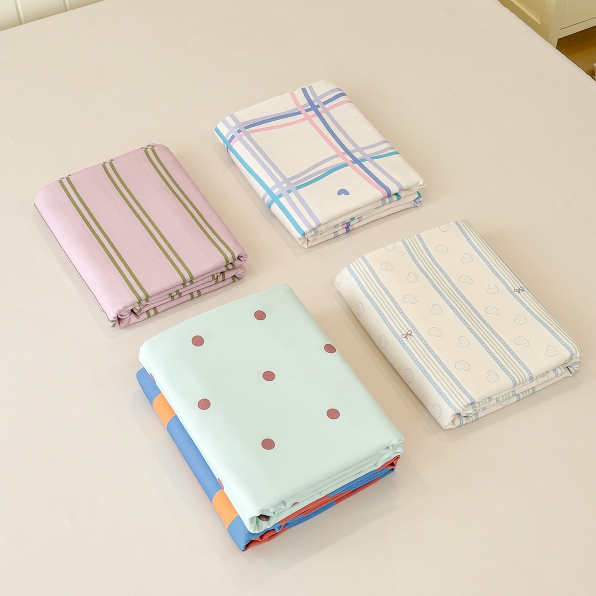 91家纺网 家纺一手货源 找家纺 卧趣家纺 2026新款全棉老粗布凉席席子床笠单件床笠单品单床笠绒布贴系列 组合图仅供展示不可下单