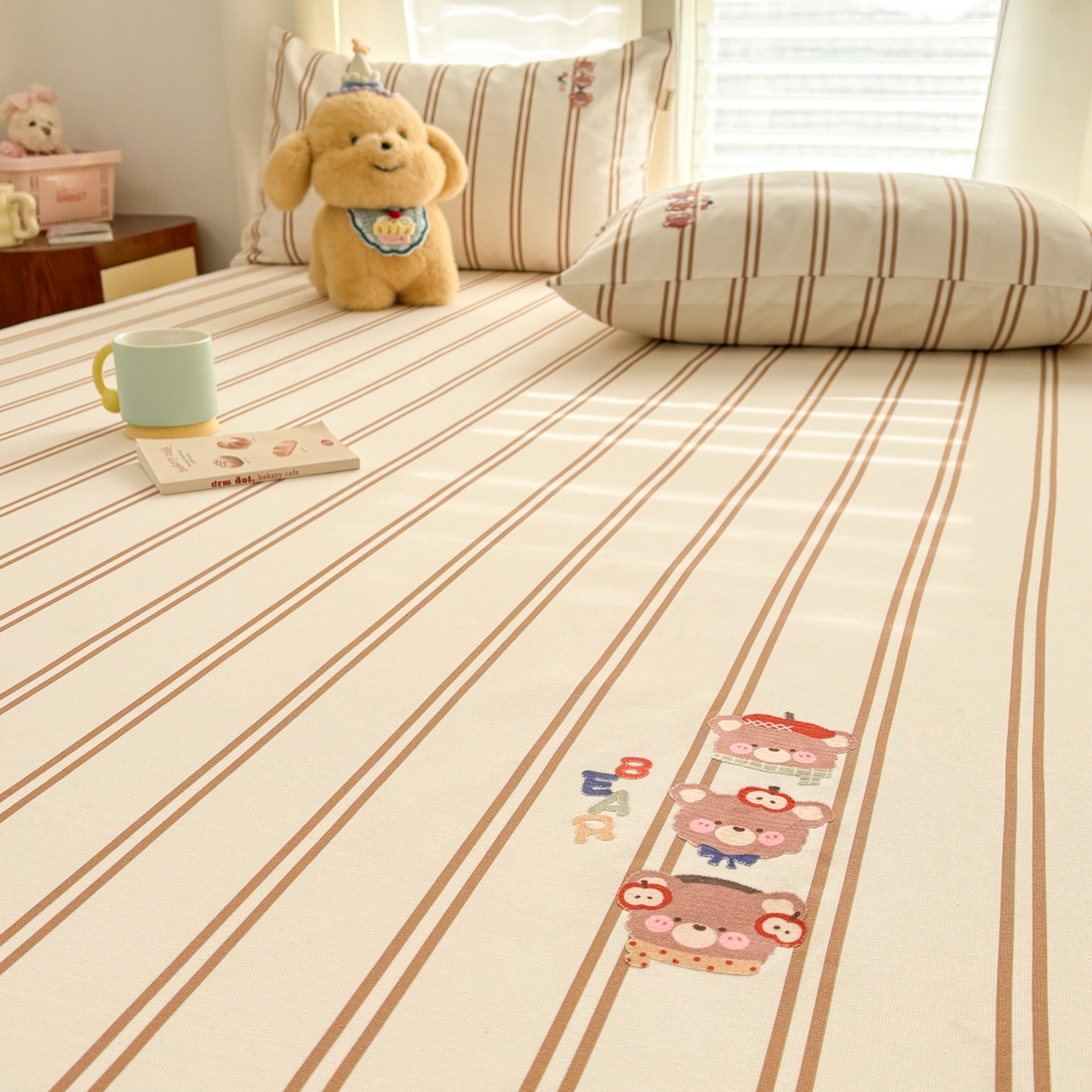 91家纺网 家纺一手货源 找家纺 卧趣家纺 2026新款全棉老粗布凉席席子床笠单件床笠单品单床笠绒布贴系列 叠叠乐