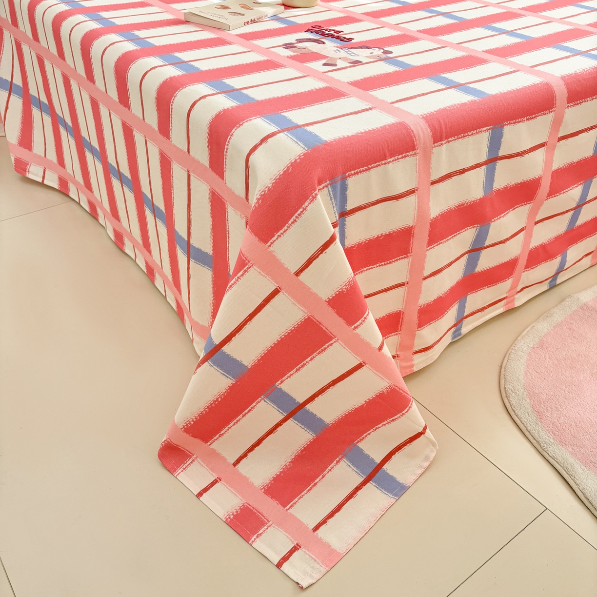 91家纺网 家纺一手货源 找家纺 卧趣家纺 2026新款全棉老粗布凉席席子床单单件单品床单单床单绒布贴系列 摇摇马