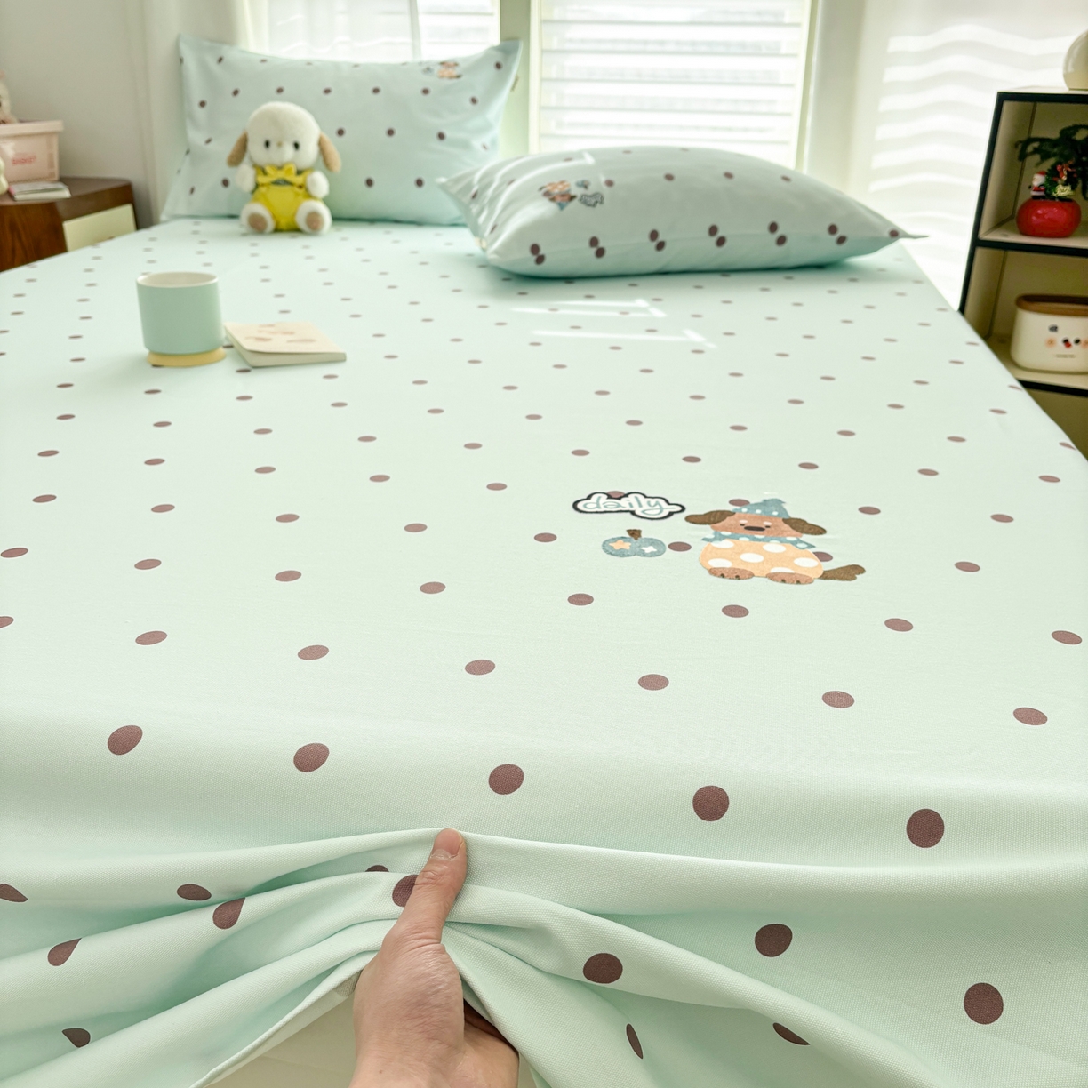 91家纺网 家纺一手货源 找家纺 卧趣家纺 2026新款全棉老粗布凉席席子床单单件单品床单单床单绒布贴系列 心动汪