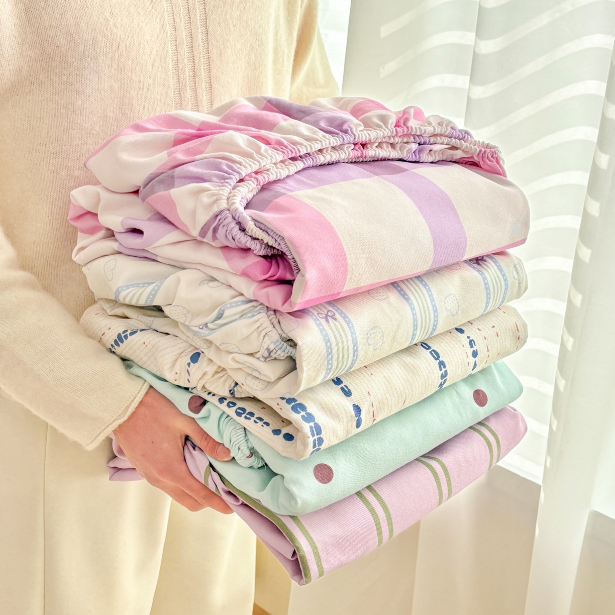 91家纺网 家纺一手货源 找家纺 卧趣家纺 2026新款全棉老粗布凉席席子床单单件单品床单单床单绒布贴系列 组合图仅供展示不可下单