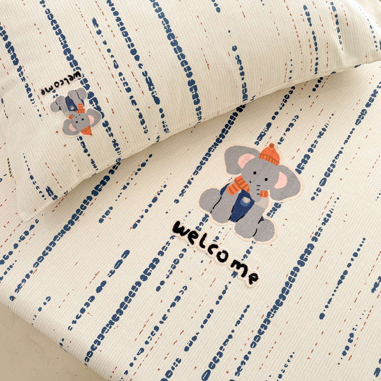 91家纺网 家纺一手货源 找家纺 卧趣家纺 2026新款全棉老粗布凉席席子床单单件单品床单单床单绒布贴系列 小迎象