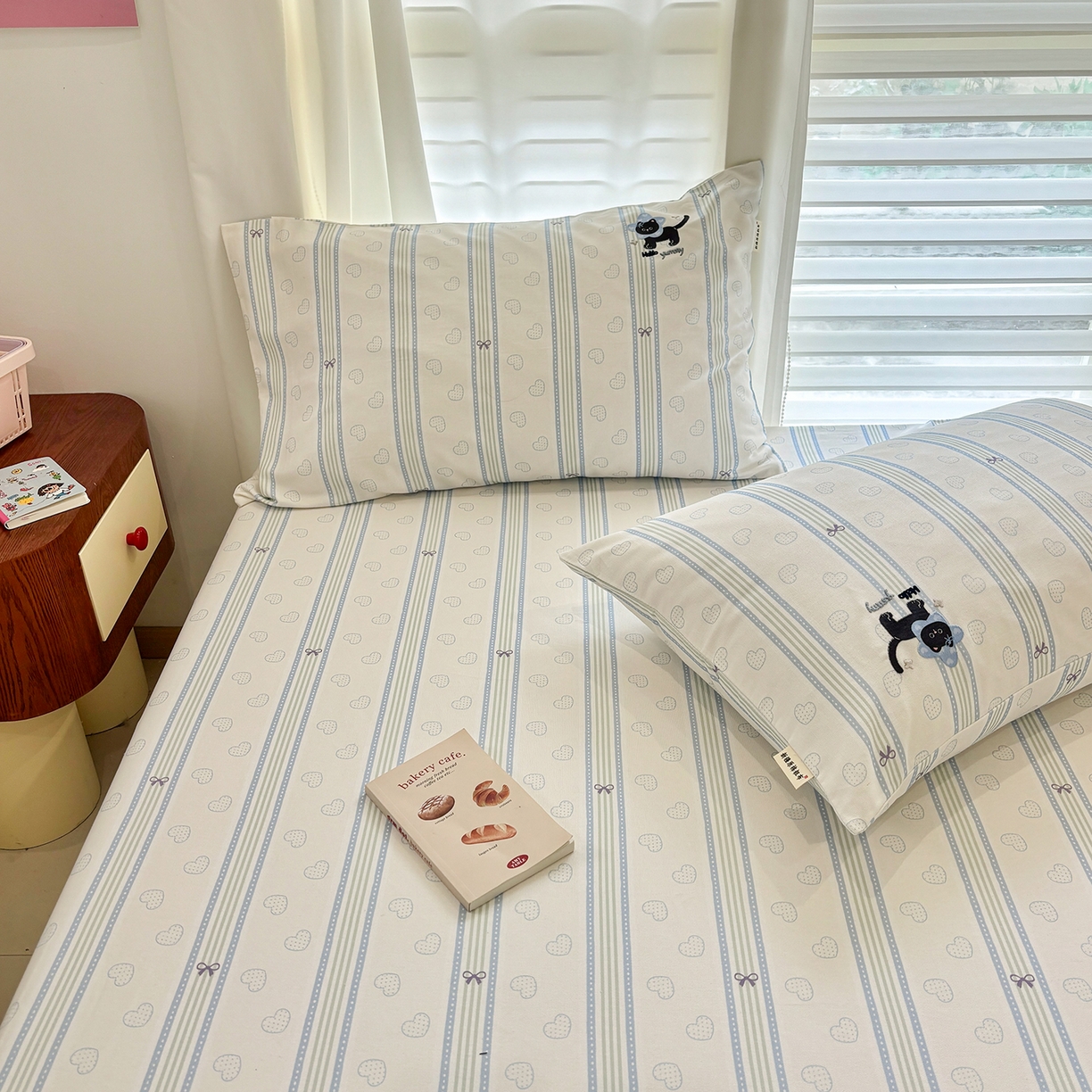 91家纺网 家纺一手货源 找家纺 卧趣家纺 2026新款全棉老粗布凉席席子床单单件单品床单单床单绒布贴系列 萌星