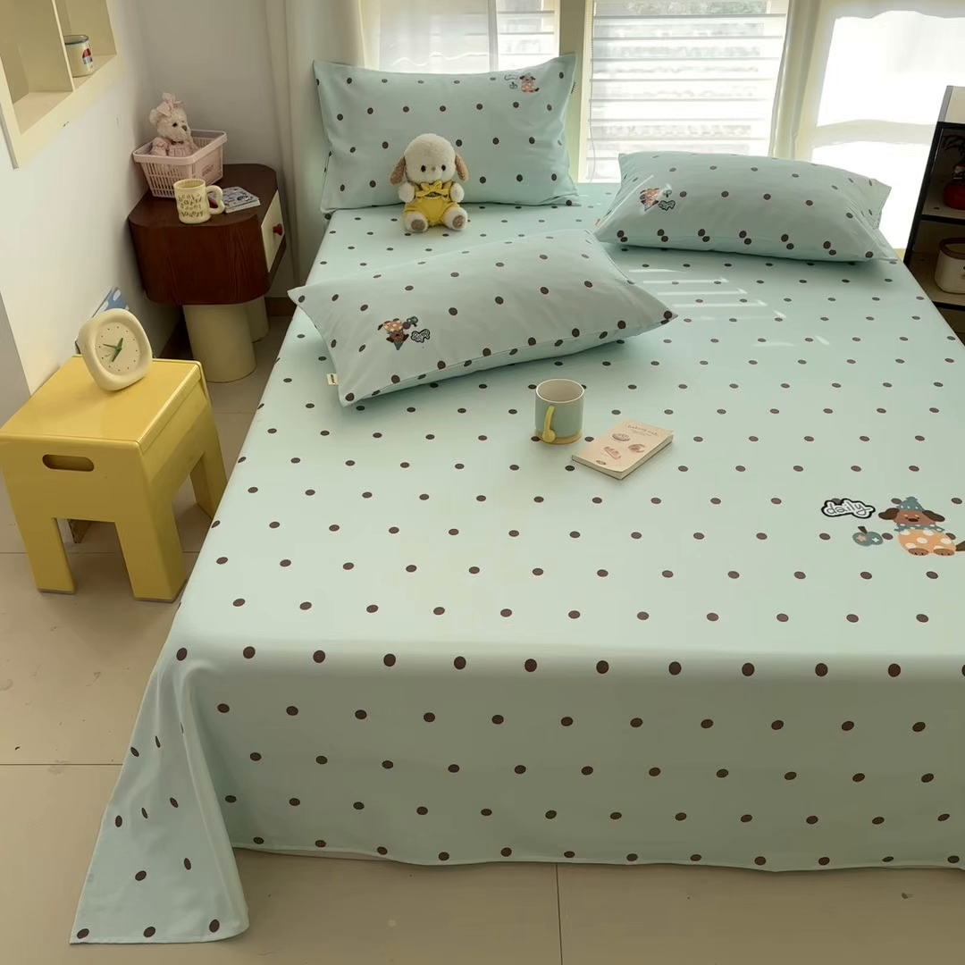 91家纺网 家纺一手货源 找家纺 卧趣家纺 2026新款全棉老粗布凉席席子床单单件单品床单单床单绒布贴系列 心动汪